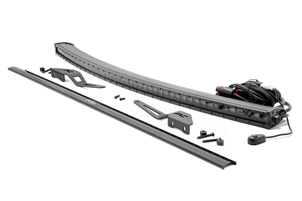 Rough Country Led Light Windshield 50&Quot; Black Series Single Row Fj Cruiser (2007-2014) 71206