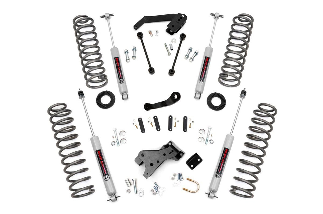 Rough Country 4 Inch Lift Kit compatible with Jeep Wrangler Jk 4Wd (2007-2018) 68230