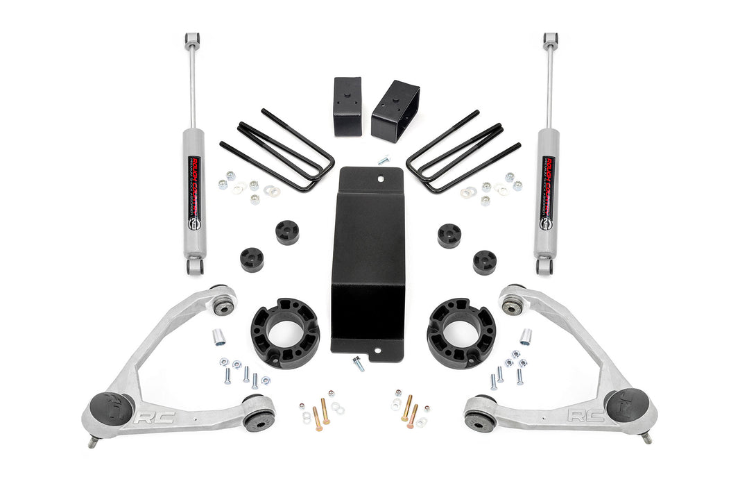 Rough Country 3.5 Inch Lift Kit Alum/Cast Steel Chevy/Gmc 1500 (07-16) 19431A