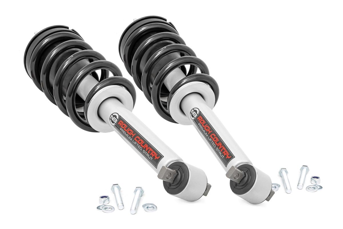 Rough Country Loaded Strut Pair 5 Inch Fits Chevy/GMC 1500 Truck/Suv (07-14) 501031