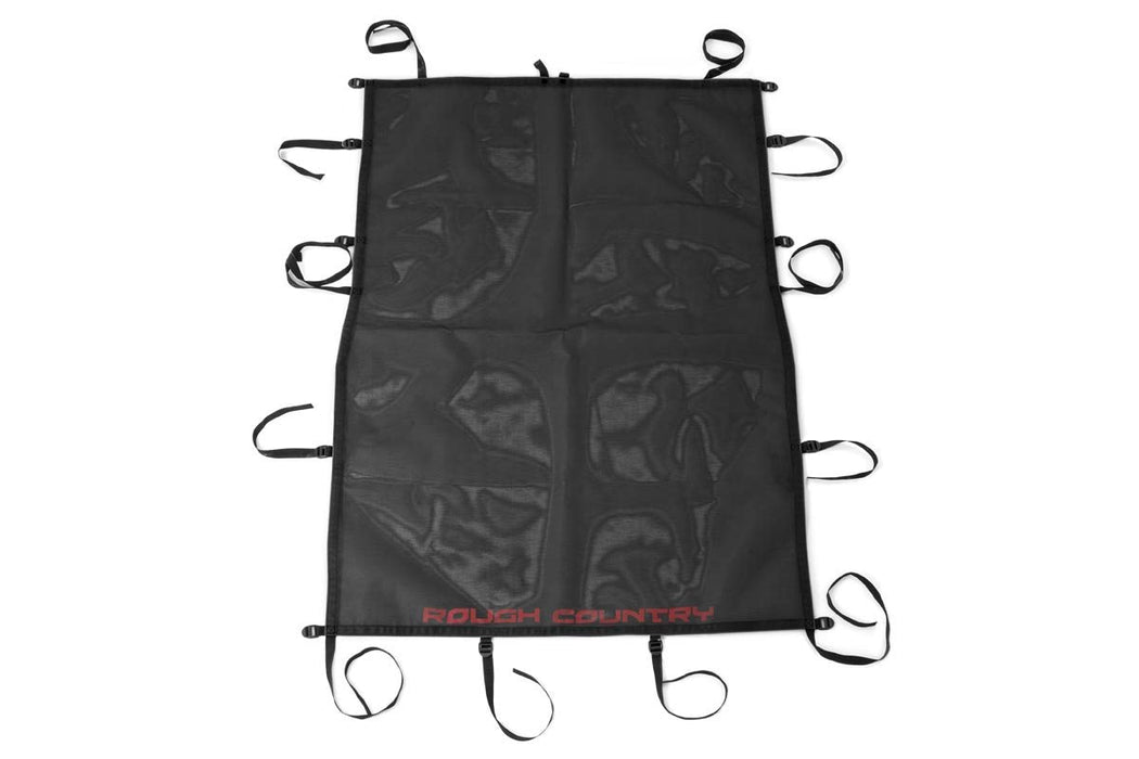 Rough Country Mesh Bikini Top Plus Black compatible with Jeep Wrangler Jk 2Wd/4Wd (2007-2018) 85110