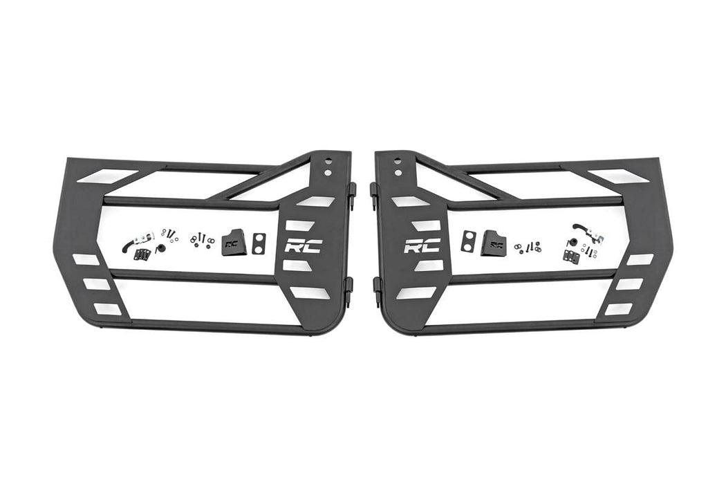 Rough Country Tubular Doors Front compatible with Jeep Wrangler Jk (2007-2018) 10586A