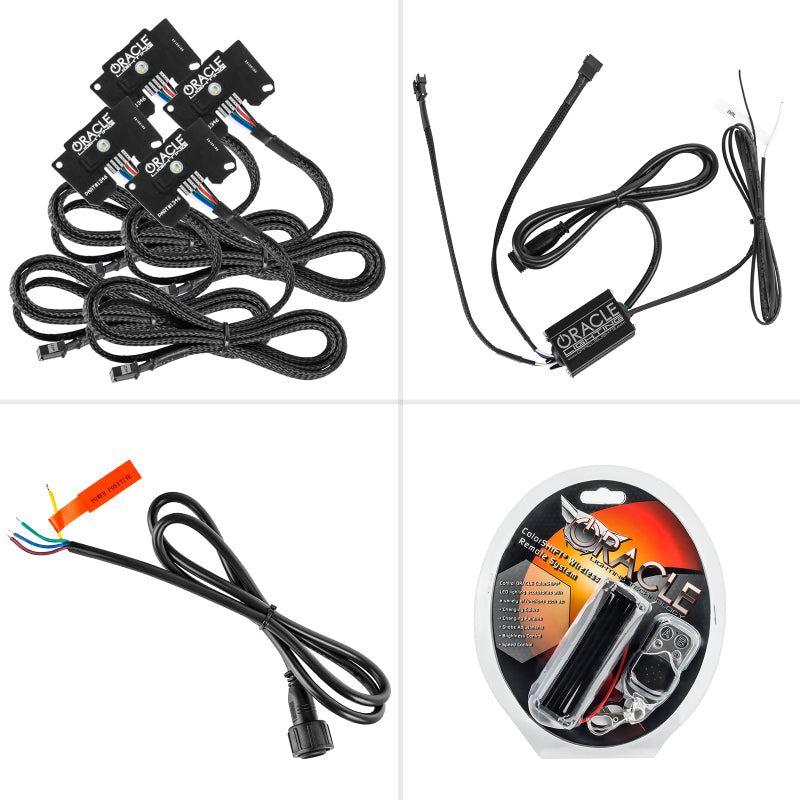 Oracle compatible with Jeep Wrangler JL/Gladiator JT RGB+W Headlight DRL Upgrade Kit ColorSHIFT SEE WARRANTY 1346-330