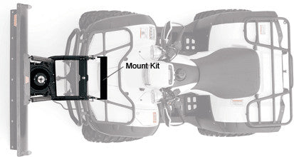 Warn 92156 PLOW MOUNT KIT Factory style with added protection; Front plow mount