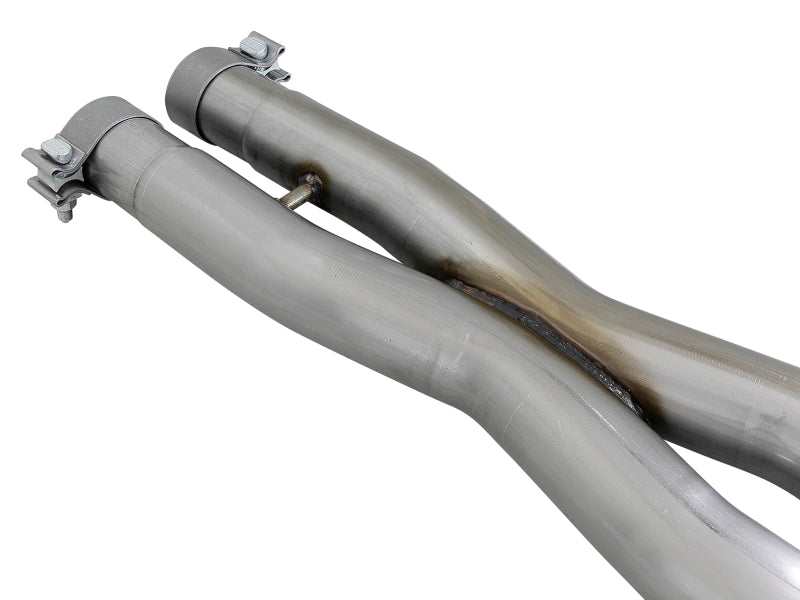 aFe MACH Force-Xp 2-1/2in 304 SS Cat-Back Exhaust 15-19 Compatible with Dodge Challenger V6-3.6L Raw Tip 49-32067