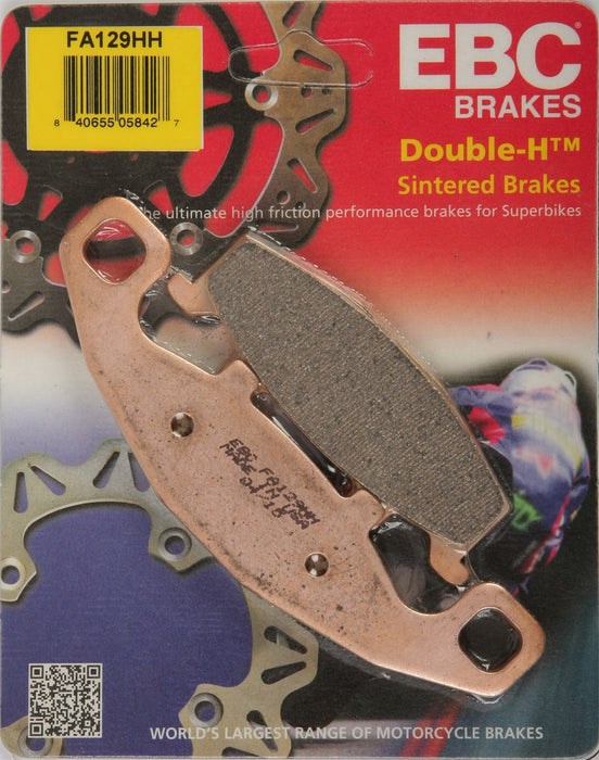 EBC Brakes Double-H Sintered Brake Pads Compatible for Kawasaki EX500 1987-2006 Front