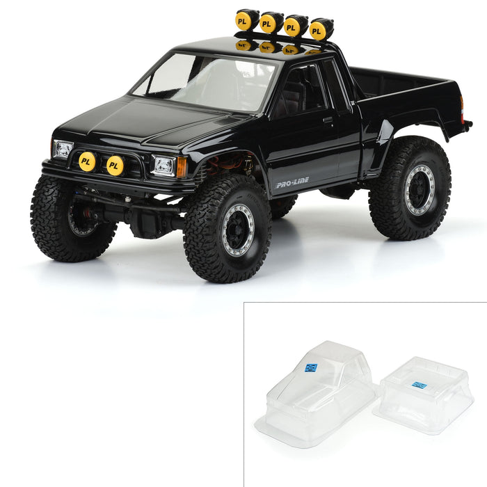 Pro-Line Racing 85 Toyota HiLux SR5 Clr BodySCX10 Honcho 12.3 WB PRO346600 Car/Truck  Bodies wings & Decals
