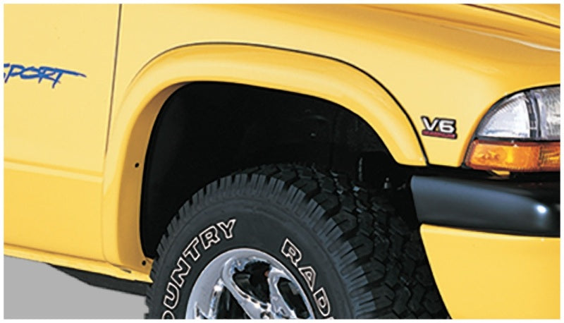 Bushwacker Front & Rear Black Extend-A-Fender Flares For Dodge Dakota 51905-02