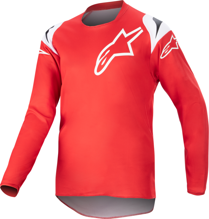 Alpinestars 2023 Youth Racer Narin Jersey (Mars Red White, Youth X-Large)