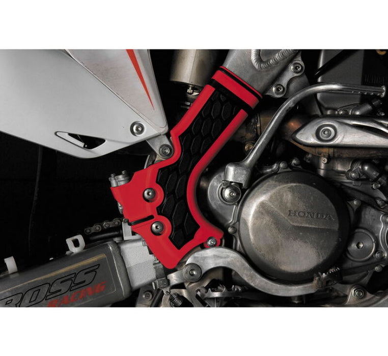 Acerbis X-Grip Frame Guard (Red/Black) For 13-16 Fits Honda Crf450R 2374241018