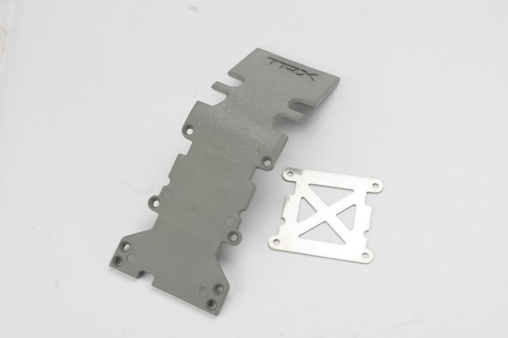 Hobby Remote Control Traxxas Tra4938A Skidplate Rr Grey Replacement Parts