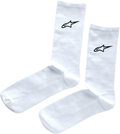 Alpinestars Crew Socks White Lg 1230-94900-20-L