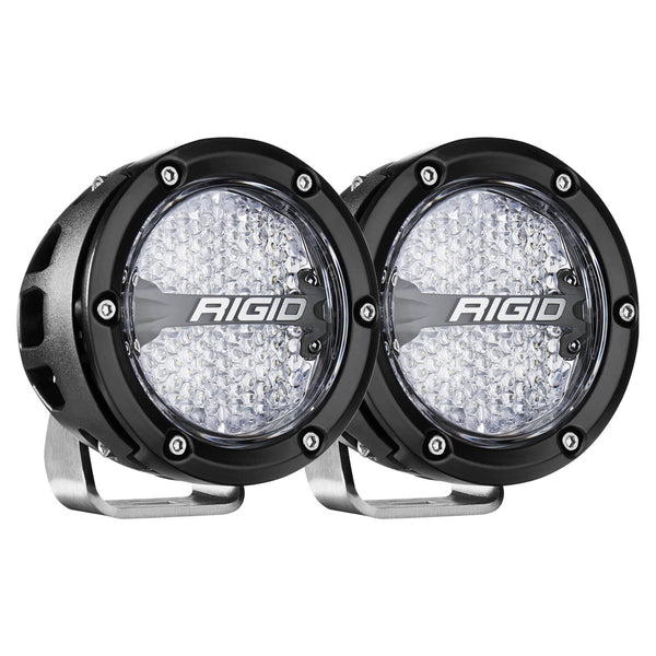 RIGID 360-Series 4in LED Off-Road Diffused Beam RGBW Backlight (Pair) 36400