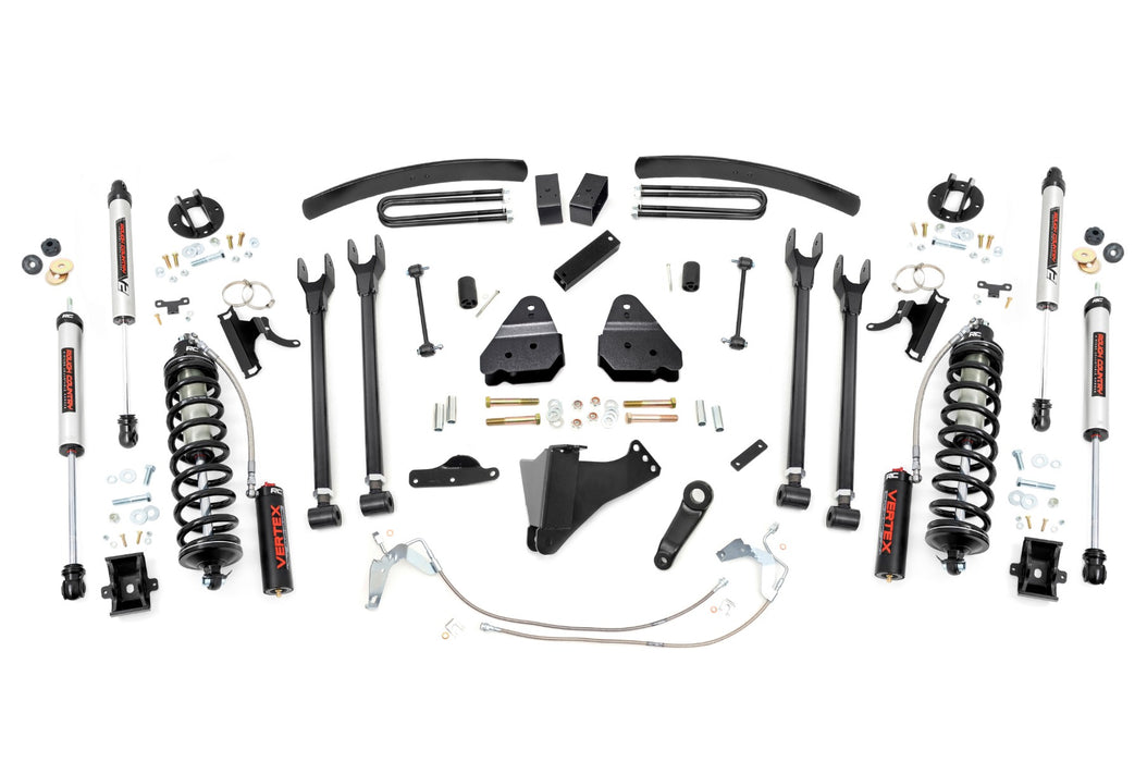 Rough Country 6 Inch Lift Kit Gas 4 Link C/O V2 Ford F-250/F-350 Super Duty (08-10) 58858