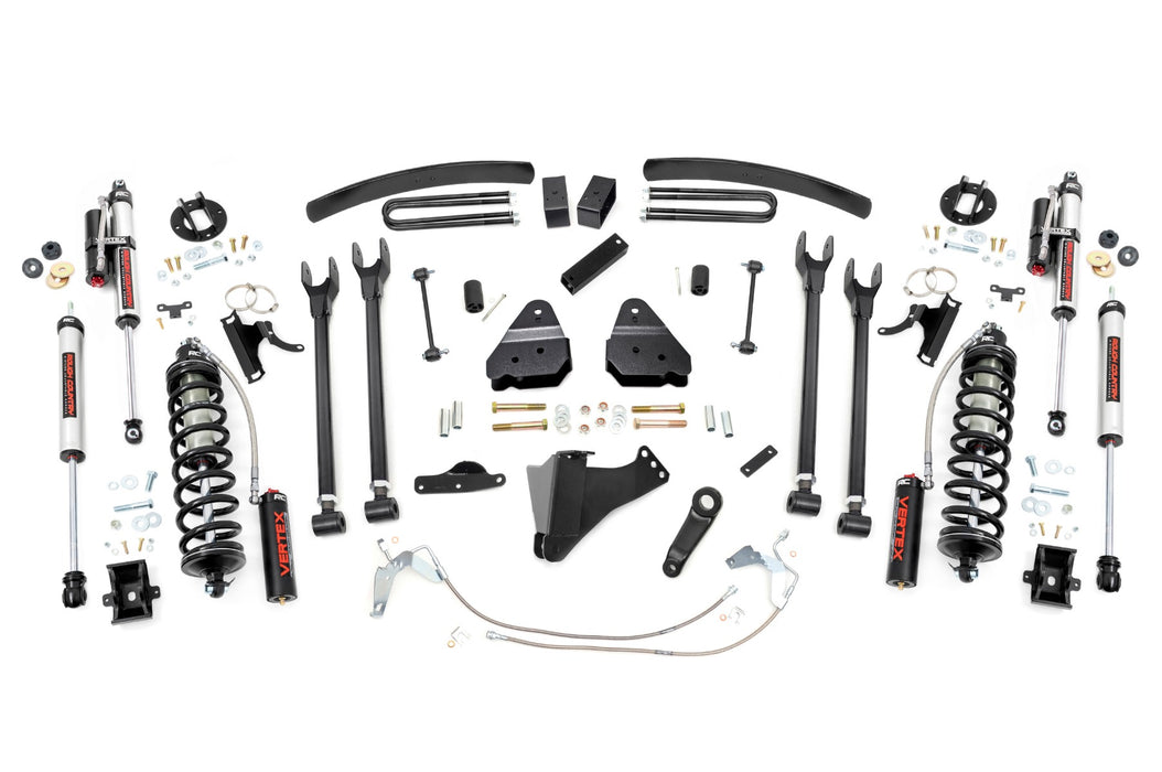 Rough Country 6 Inch Lift Kit Gas 4 Link C/O Vertex Ford F-250/F-350 Super Duty (08-10) 58859
