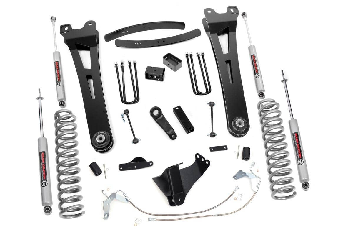 Rough Country 6 Inch Lift Kit Gas Radius Arm Fits Ford F-250/F-350 Super Duty (08-10) 539.20