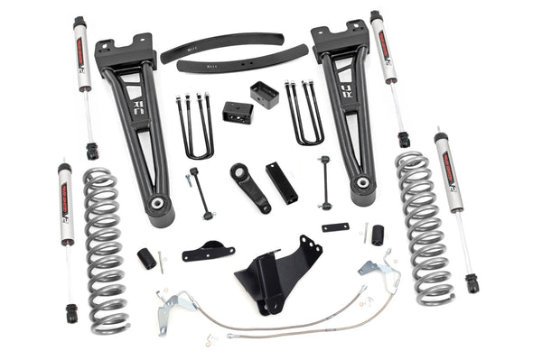 Rough Country 6 Inch Lift Kit Gas Radius Arm V2 Fits Ford F-250/F-350 Super Duty (08-10) 53970