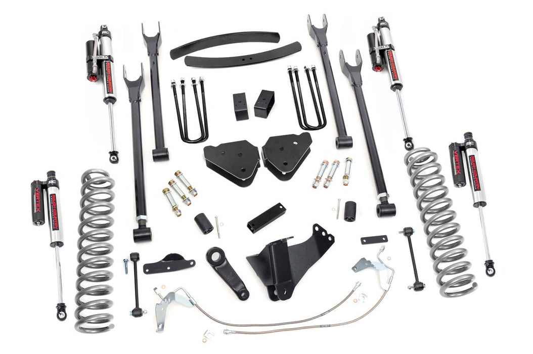Rough Country 6 Inch Lift Kit Gas 4 Link Vertex Ford F-250/F-350 Super Duty (08-10) 58850
