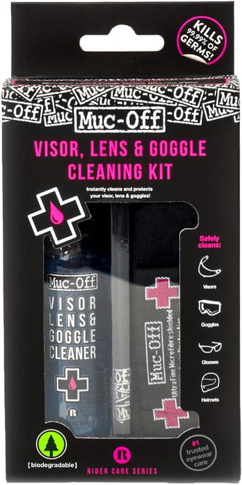 Muc-Off Visor/Lens/Google Cleaning Kit 202