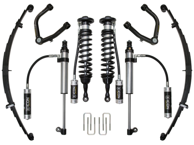 Icon 2007-2021 Toyota Tundra 1-3" Lift Stage 8 Suspension System With Tubular Upper Control Arms K53028T