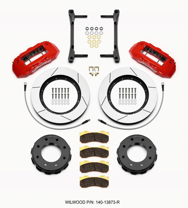 Wilwood TX6R Front Kit 15.00in Red 2011-2015 GM Truck/SUV 2500 140-13873-R