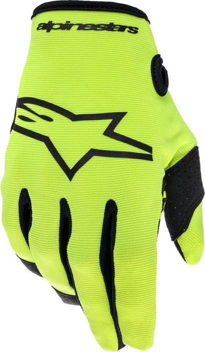 Alpinestars 2023 Radar Youth MX Glove X Small Yellow Fluo Black