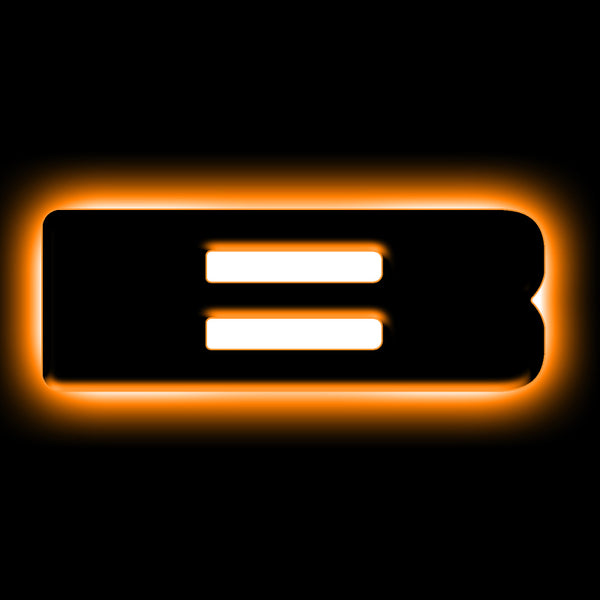 ORACLE Lighting Universal Illuminated LED Letter Badges Matte Blk Surface Finish B SEE WARRANTY 3141-B-005
