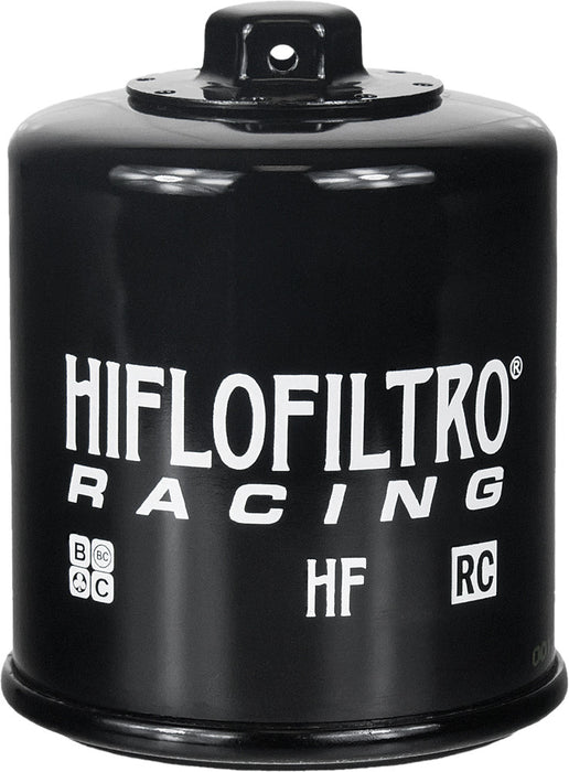 HiFloFiltro HF204RC Black RC High Performance Premium Oil Filter, Single