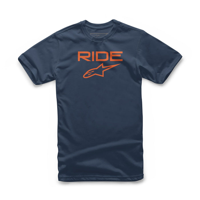 ALPINESTARS Boys' Big 2.0 TEE, Kid's Ride. el Navy/Orange, X-Small