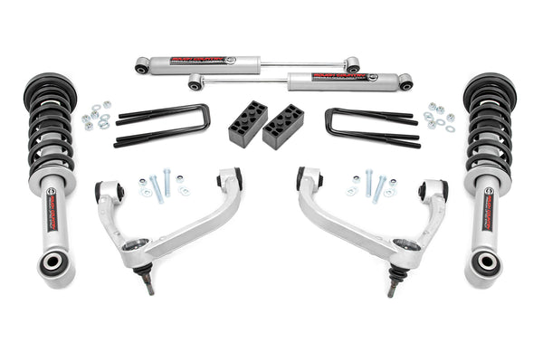 Rough Country 3 Inch Lift Kit N3 Struts Fits Ford F-150 4WD (2009-2013) 54431