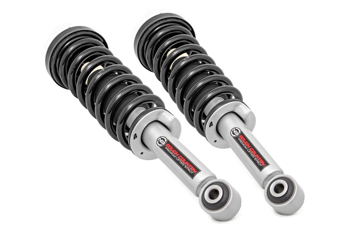 Rough Country 2 Inch Leveling Kit Loaded Strut Fits Ford F-150 4WD (2009-2013) 501069