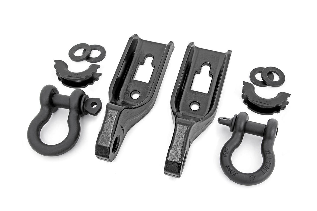 Rough Country Tow Hook Brackets D-Ring Combo Ford F-150 2Wd/4Wd (2009-2020) RS158