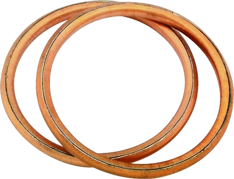 Bikers Choice 66-84 Shovelhead Choice Round Copper Exhaust Gaskets Pr 491252