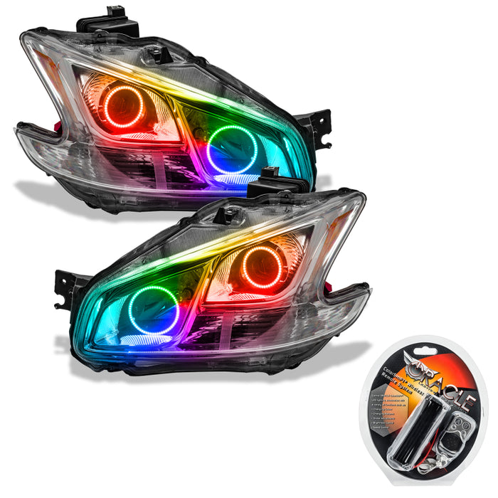 Oracle 09-13 Compatible with Nissan Maxima SMD HL (Non-HID)-Chrome ColorSHIFT SEE WARRANTY 7177-330