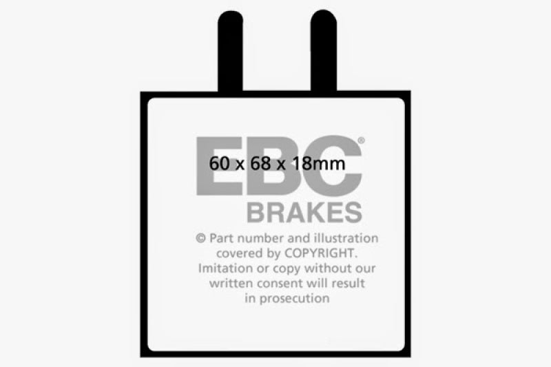 EBC Brakes Yellowstuff Performance Brake Pads DP4543R