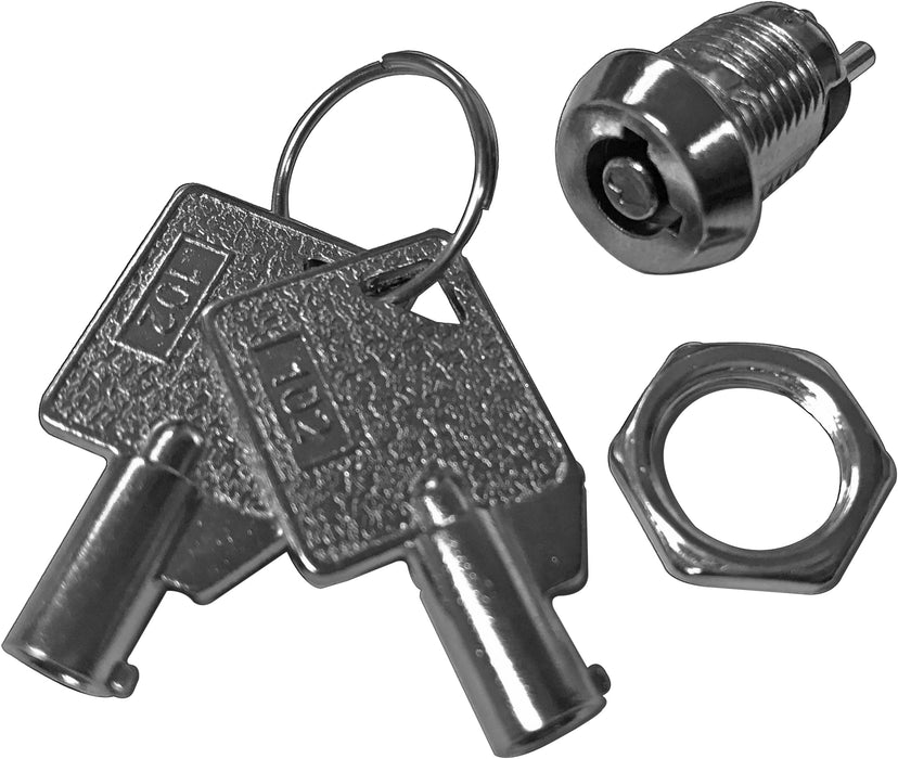 Harddrive Round Key Ignition Universal Chrome E210217 — ROCO 4X4