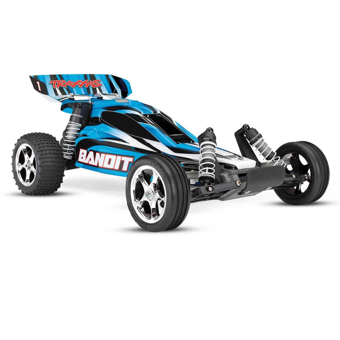 Traxxas 240544BLUE 1-10 Scale Bandit Off-Road Buggy with TQ 2.4 Ghz Radio System