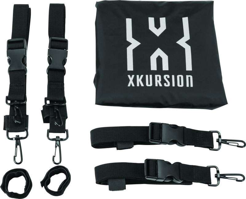 Kuryakyn Black Xkursion Xs Steward Roll Bag 20"W X 11.5"D X 11.5"T With Integra