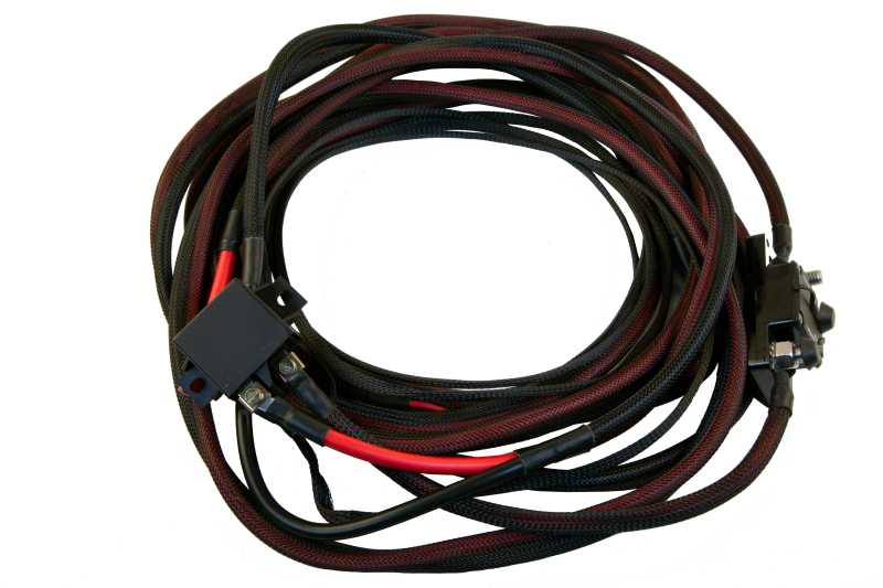 Aeromotive Fuel Pump 60-Amps Deluxe Wiring Harness Red And Black 16308