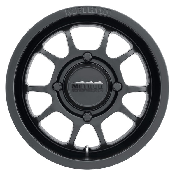 Method MR409 Bead Grip 15x7 / 5+2/38mm Offset / 4x156 / 132mm CB Matte Black Wheel MR40957046552