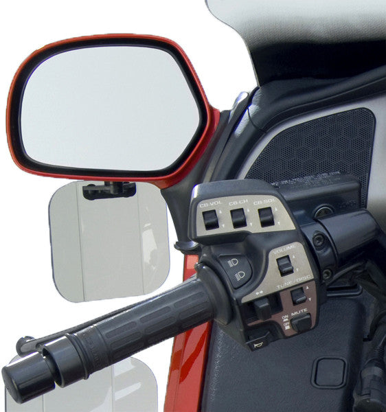 National Cycle Mirror Mount Wing Deflector (Light Tint) For 01-05 Fits Honda