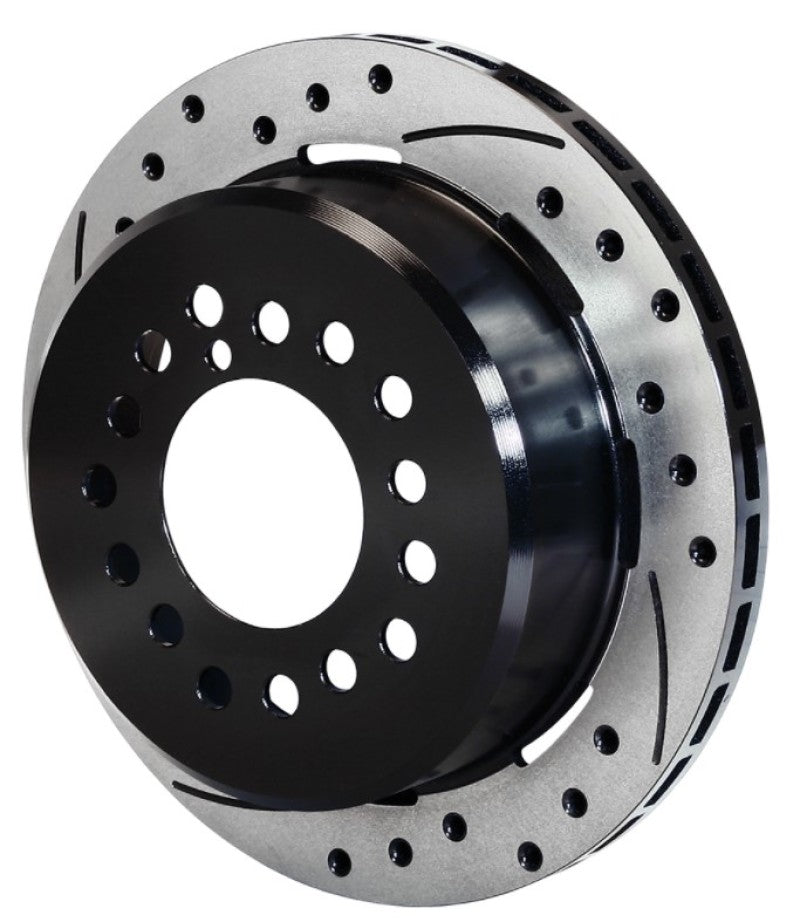 Wilwood Rotor-1.91in Offset-SRP-BLK-Drill-RH 11.00 x .810 5 Lug 160-11374-BK