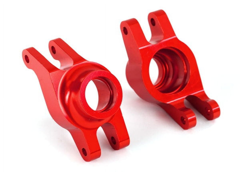 Traxxas Carriers, Stub Axle (Red-Anodized 6061-T6 Aluminum) (Rear) (2) 8952R