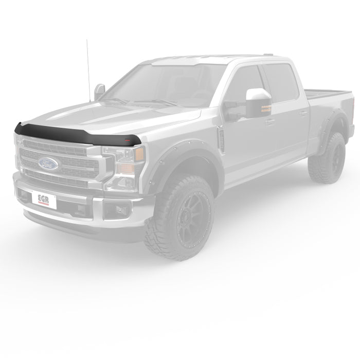 EGR 17+ Ford F-250/F-350 Superguard Hood Shield Smoke Finish 303911