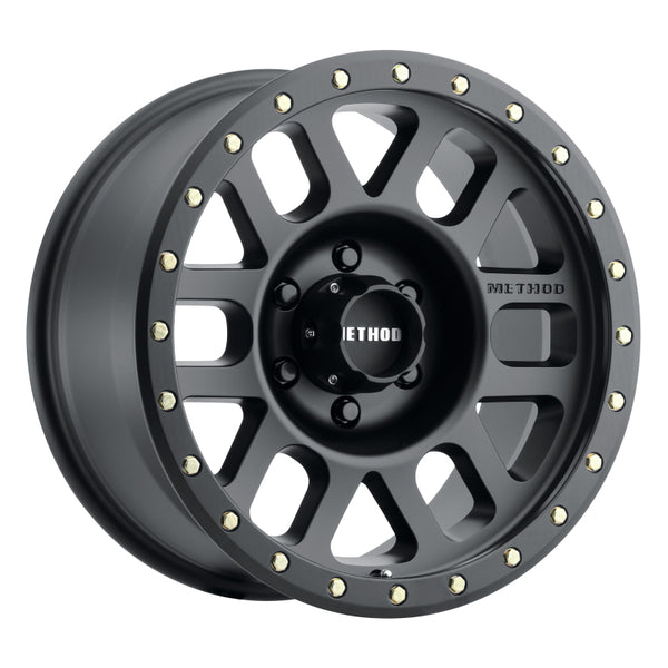 Method MR309 Grid 17x8.5 0mm Offset 6x120 83mm CB Matte Black Wheel MR30978562500