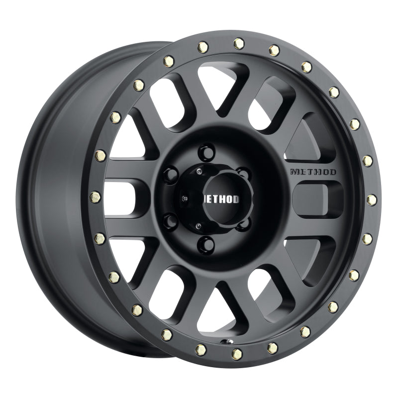 Method MR309 Grid 18x9 +18mm Offset 6x5.5 108mm CB Matte Black Wheel MR30989060518
