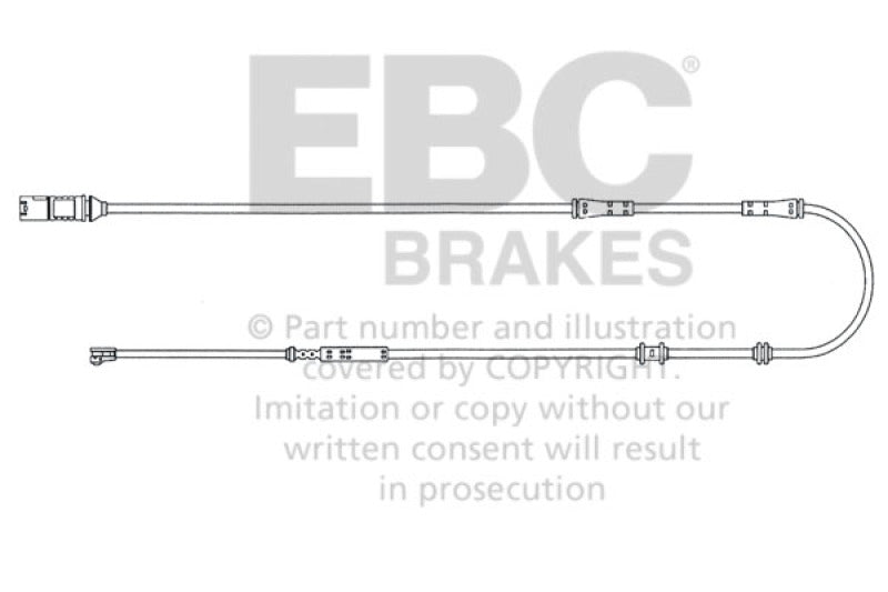 EBC 10-15 BMW 740i 3.0TT (F01) Rear Wear Leads EFA129