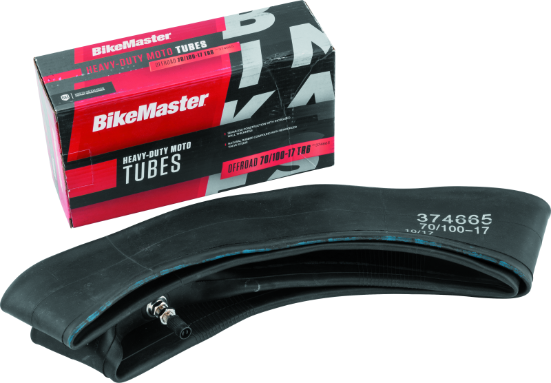 Bikemaster Heavy Duty Motorcycle Tire Tubes 70/100-17 Tr6 374665