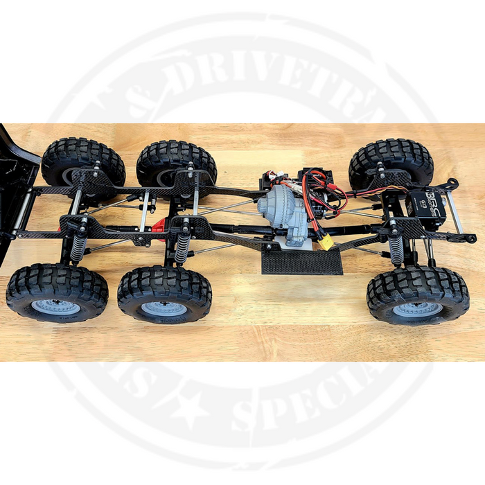 GSPEED G-6X6 Chassis for custom 6x6 builds, carbon fiber (rails only) In Stock