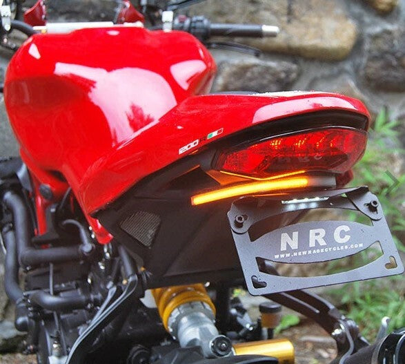 New Rage Cycles Fender Eliminator Compatible with Ducati Monster - Tucked -